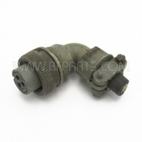 MS3108E14S-5P Cannon CA Threaded Right-Angle Commercial Connector (Pull)