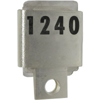J101-1240 FW Metal Cased Mica Capacitor Case A 1240pf 350v (NOS)