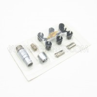 JBXFD1G05MSSDSR Souriau 5-Pin Straight Push/Pull Connector (NOS)