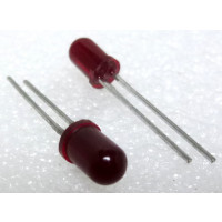 LED-DARKRED-10  Standard Replacement LED, DARK RED,(PACK OF 10 PCS)