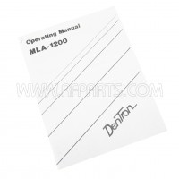 Operating Manual for the Dentron MLA1200 Linear Amplfier