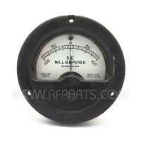 Model ADD Vintage Marion D.C. Milliamperes Panel Meter 100 - 0 -100mA (Pull)