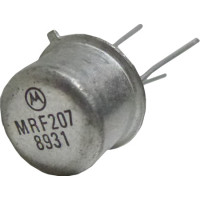 MRF207 Motorola NPN Silicon RF Power Transistor 12.5V 220 MHz 1.0W (NOS)