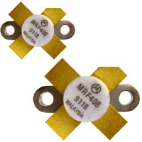MRF406 Motorola NPN Silicon RF Power Transistor 20W (PEP) 30 MHz 12.5V Matched Pair (2) (NOS)
