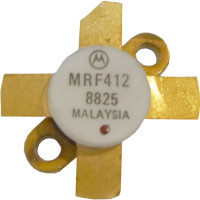 MRF412 Motorola NPN Silicon RF Power Transistor 70W (PEP or CW) 30 MHz 13.6V (NOS)