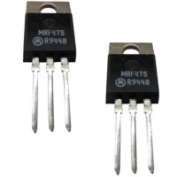 MRF475 Motorola NPN Silicon Power Transistor 12W 30 MHz 13.6V Matched Pair (2) (NOS)