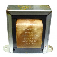 P-6377 Low voltage transformer, 115/230VAC, 24v, 2 amp, Stancor