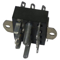 P312AB-S  -  12 Pin Cinch Connector Plug w/Angle Brackets (2 Larger Pins) (Jones)