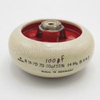 PD70-100-14 Draloric Type PD 70 Ceramic Capacitor (Mismarked) (Pull)