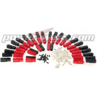 PP45-100  Anderson Powerpole 45 Amp Unassembled Red/Black (100 sets)