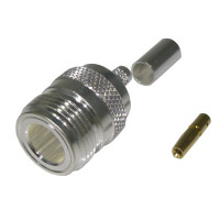 RFN-1027-C1 RF Industries Type-N Female Crimp Connector for Cable Group C1