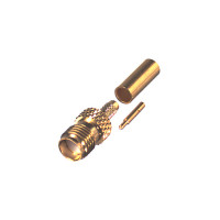 RP-3050-1B RF Industries  Reverse Polarity SMA Female Crimp Connector for Cable Group B