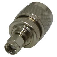 RP-3453 RF Industries Reverse Polarity SMA Male to Type-N Male Between Series Adapter