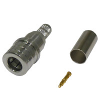 RQA5000-C1 QMA Male Crimp Connector, (Snap Lock), Cable Group: C1, RFI