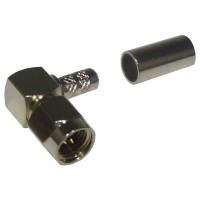 RSA-3010-C1 RF Industries Right Angle SMA Male Crimp Connector for Cable Group C1