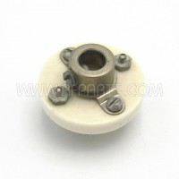 Small Ceramic Shaft Coupler 1/4" to 1/4" (Pull)