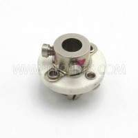 Small Steatite Shaft Coupler 6mm to 6mm (Pull)