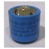 TS50-401-20-5752 Doorknob Capacitor, 400pf 7.5kv 20% (Pull)