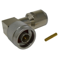 TC-400-NMC-RA Times Microwave Right Angle Type-N Male Clamp Connector