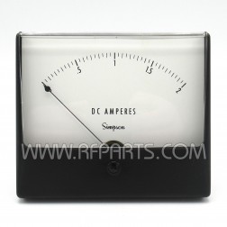 0-2 Simpson DC Amperes Meter (NOS)