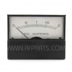 0204 API Shielded Panel Meter 0-2 DC Amperes (Pull)