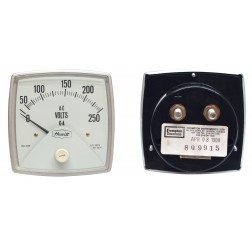 016-020 Hewitt / Crompton 0-250 AC Volt Panel Meter (NOS)
