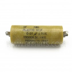 126444XD Plastic Capacitor 10Kv 0.01mF 10% (NOS)