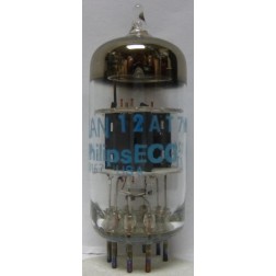 12AT7WC-ECG  Tube, High Frequency Twin Triode, JAN/ECG Philips  5960-00-179-4446