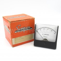 Model 1327 Simpson 0-1.5 DC Amperes Meter (NOS/NIB)