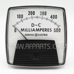 162 General Electric 0-500 DC Milliamperes Panel Meter (NOS)