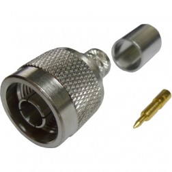 172102  Type-N Male Crimp Connector, Cable Group E, Amphenol