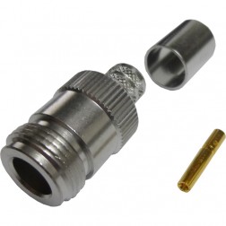172105  Type-N Female Crimp Connector, Cable Group E, Amphenol