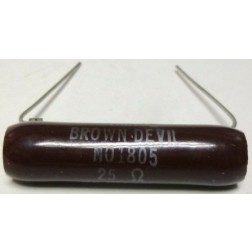 B20J25R Wirewound Resistor, 25ohm 20 watt, Ohmite
