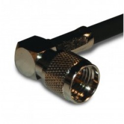 182323 Amphenol Right Angle Mini-UHF Male Crimp Connector