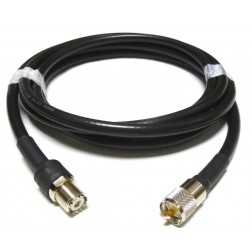 213UMUF-10  Pre-made Cable Assembly, 10 foot RG213 Cable with PL259  & SO-239 Connectors