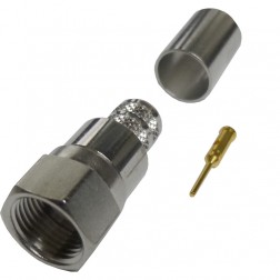 222123  Amphenol 75 ohm Type-F Male Crimp Connector for Cable Group Q 