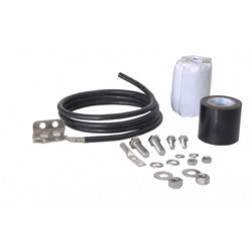 223158-2 Grounding kit w/2 hole Factory Attached lug For 1/4" and 3/8" cables. Andrew