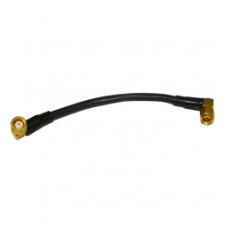 223RSMRSM-5.5  Pre-Made Cable assembly, 5.5 inch RG223 w/R.A.SMA Male Connectors