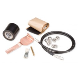 241088-4  Standard Grounding Kit for 1-5/8 in corrugated coaxial cable and elliptical waveguide 52 and 63
