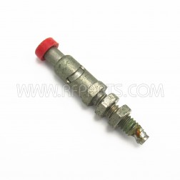 29-100 Grayhill Nickel Plated Brass Binding Post Plug with Red Cap 20a 120vdc (Pull)