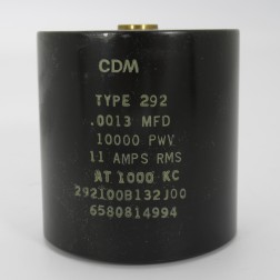 292100B132J00, Capacitance .0013mfd, Voltage 13kv, Amps 11