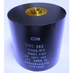 29280B242J00 Transmitting Mica Capacitor, 2400PF, CDE
