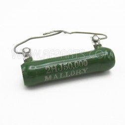 2HJ50000 Mallory Wirewound Resistor 50k ohms 15 watts (NOS)