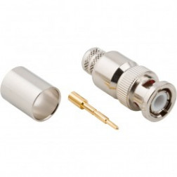 31-5998-RFX BNC Male Crimp Connector, Cable Group I, Amphenol