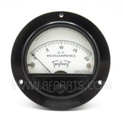 Model 321-T Triplett DC 0-20 Microamperes Panel Meter (NOS)
