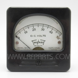 Model 327-T Triplett DC 0-50 Volts Panel Meter (NOS)