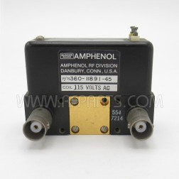 360-11891-45 Amphenol BNC SPDT Coaxial Switch 115v (Pull)