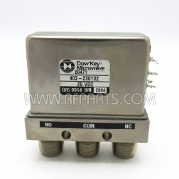 Charter Engineering B5F-330100/P SPDT Coaxial Relay Switch 24 VDC DC-12.4 GHz 