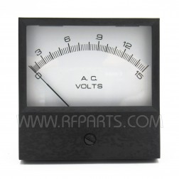 4036 Hoyt Panel Meter 0-15 AC Volts (NOS)