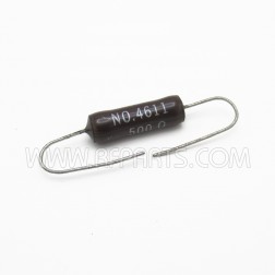 5905-813-3986 Ohmite Fixed Resistor 500 Ohm 10 Watt (NOS)